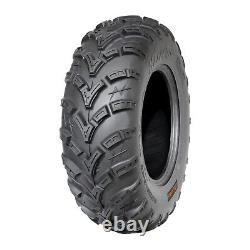 Set 2 ATV Tires 25x8-12 25x8x12 Front UTV All Terrain Mud Tire Heavy Duty 6PR