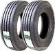 Set 2 Gremax All Steel Trailer Tires 225/75r15 14pr 124/121m Heavy Duty