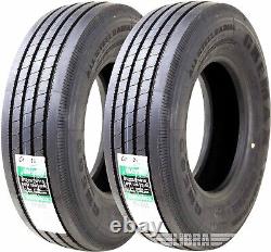 Set 2 GREMAX All Steel Trailer Tires 225/75R15 14PR 124/121M Heavy Duty