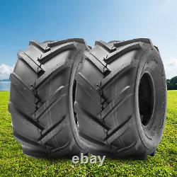 Set 2 Lawn Mower Tires 18x9.50-8 18x9.5x8 4PR Tractor Tire Heavy Duty Tubeless