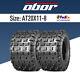 Set 2 Obor Advent 20x11-8 20x11x8 Utv Atv Tires Heavy Duty Replace All Terrain