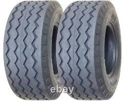 Set 2 Zeemax Heavy Duty 11l-16 Backhoe Implement Tire 12pr