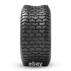 Set 4 15x6.00-6 20x8.00-8 Lawn Mower Tires 4Ply Garden Tractor Tire Heavy Duty