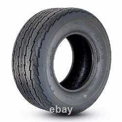 Set Of 2 205/65-10 Trailer Tires 10Ply Heavy Duty 20.5x8x10 Tubeless Replacement