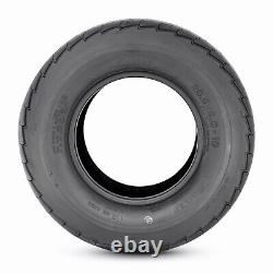 Set Of 2 205/65-10 Trailer Tires 10Ply Heavy Duty 20.5x8x10 Tubeless Replacement