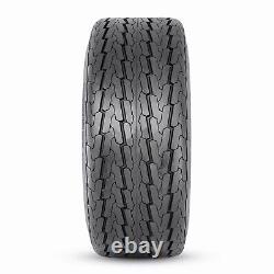 Set Of 2 205/65-10 Trailer Tires 10Ply Heavy Duty 20.5x8x10 Tubeless Replacement