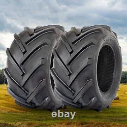 Set Of 2 23x10.5-12 Lawn Mower Tires 6Ply Heavy Duty 23x10.5x12 Garden Tractor