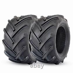 Set Of 2 23x10.50-12 Lawn Mower Tires 23x10.5x12 6Ply Heavy Duty Tubeless 23'