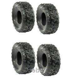 Set Of 4 19x7-8 ATV Tires 4PR Heavy Duty 19x7x8 19X7.00-8 Tubeless Replacement