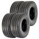 Set Of 4 Heavy Duty 10pr 205/65-10 Trailer Tires 20.5x8-10 Tubeless Replacement