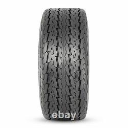 Set Of 4 Heavy Duty 10PR 205/65-10 Trailer Tires 20.5x8-10 Tubeless Replacement