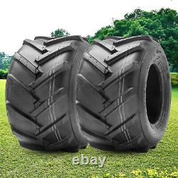 Set of 2 24x12-12 Lawn Mower Tires 4Ply 24x12x12 Garden Tractor Tire Heavy Duty