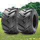 Set Of 2 24x12-12 Lawn Mower Tires 4ply 24x12x12 Garden Tractor Tire Heavy Duty