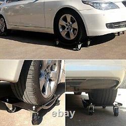 Set of 2 Heavy Duty Tire Wheel Dolly Vehicle Moving Car Mover(2pcs/set)