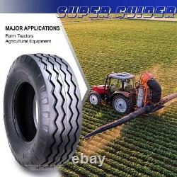 Set of 2 SUPERGUIDER Heavy Duty 11L-16 Implement Tire F-3 Pattern 12Ply