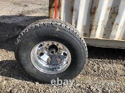 Shipping Container Wheels EZY WHEELS HEAVY DUTY 8-LUG Made in USA Set Of Two