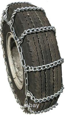 Snow Chains 11-24.5, 11 24.5 Boron Alloy Extra Heavy Duty Mud Tire Chains