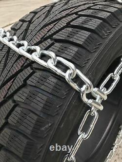Snow Chains 7.00-17LT, 7.00 17LT Extra Heavy Duty Mud Tire Chains Set of 2