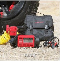 Superflow 12V Heavy Duty Air Compressor Inflator 4X4, truck, SUV, and RV tires