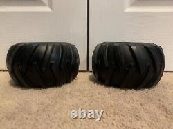 TAMIYA JUGGERNAUT 1 + 2 Pair of Heavy Duty Deep Tread Tires CLOD, TXT