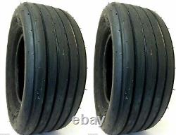 TWO 11L-15 IMPLEMENT EQUIPMENT TIRE TIRES 8 PLY HEAVY DUTY I-1 TUBELESS 11l/15