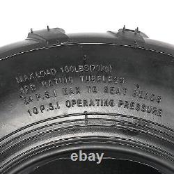 TWO 16X8.00-7 Heavy Duty ATV Quad Tire Tubeless 16X8.0-7 16X8-7 16/8-7 16/8.00-7