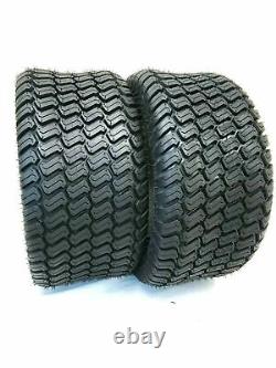 TWO 18X8.50-10 Mower Tires Turf Heavy Duty 18x8.5-10 Lawn Tractor Tubeless Tires