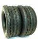 Two 205/65d10 205 65 10 Trailer Tires 10 Pr Load E Heavy Duty 20.5x8.00-10