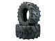 Two 23x10.50-12 23x1050-12 Otr Lawn Trac Bar Lug Tires 4 Ply Rated Heavy Duty