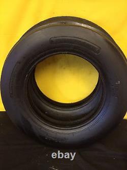 TWO 500X15,500-15,5.00X15,5.00-15 HEAVY DUTY 3 Rib Tractor Tires withTubes