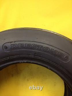 TWO 500X15,500-15,5.00X15,5.00-15 HEAVY DUTY 3 Rib Tractor Tires withTubes