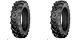 Two 7-16 7x16 Backhoe Compact Tractor Farm Tires Ag R-1 Withtubes Heavy Duty