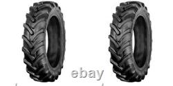 TWO 7-16 7x16 Backhoe Compact Tractor Farm Tires AG R-1 WithTubes Heavy Duty