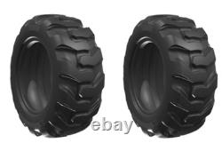 (TWO) NEW HEAVY DUTY 18x8.50-10 Skid Steer / Lawn Tractor Tires FREE SHIPPING