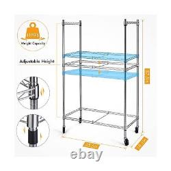 Tire Rack, Tire Storage Rack Heavy Duty, Tire Stand with Wheel, Tire Garage S