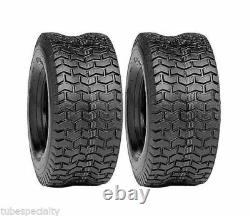 Two 16x6.50-8 Turf Lawn Tractor Mower Heavy Duty 4 Ply Two New Tires 16 650 8
