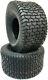Two 24x12.00-12 Lawn Mower Tractor Tires 24x12x12 Tubeless Heavy Duty Rear Tires