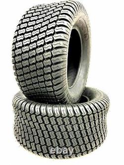 Two 24x9.50-12 Lawn Tractor Mower Heavy Duty Tubeless Tires 24x950-12