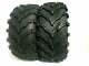 Two Heavy Duty Atv Tires 24x11-10 24x11x10 6 Ply Rated Mud Tires Tubeless
