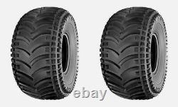 Two New 22x11.00-8 Deestone D930 Stryker ATV Wooly Booger Tires Heavy Duty 4 Ply