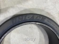 UNI-ACE 15X5X11-1/4 premium heavy duty solid forklift press-on tire black smooth