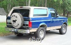 USA SpareCover Hybrid Series FORD BRONCO 33 WHITE Heavy Duty Vinyl Tire Cover