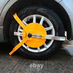 Universal Heavy Duty Security Anti-theft Full Cover Wheel Clamp Lock with2 Keys