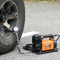 VEVOR 12V Heavy Duty Portable Air Compressor Car Tire Inflator 7.06CFM 150PSI