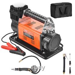 VEVOR 12V Heavy Duty Portable Air Compressor Car Tire Inflator 7.06CFM 150PSI