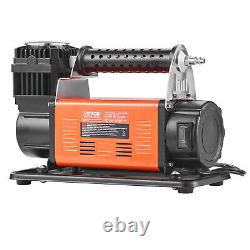 VEVOR 12V Heavy Duty Portable Air Compressor Car Tire Inflator 7.06CFM 150PSI