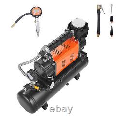 VEVOR Heavy Duty Air Compressor & 6L Tank 6.35CFM Portable Tire Inflator 150PSI