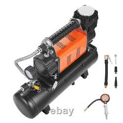 VEVOR Heavy Duty Air Compressor & 6L Tank 6.35CFM Portable Tire Inflator 150PSI