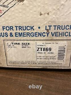 ZT869 Super Z Heavy Duty Commercial Truck Tire Traction Chain Set of 2 RV 22.5